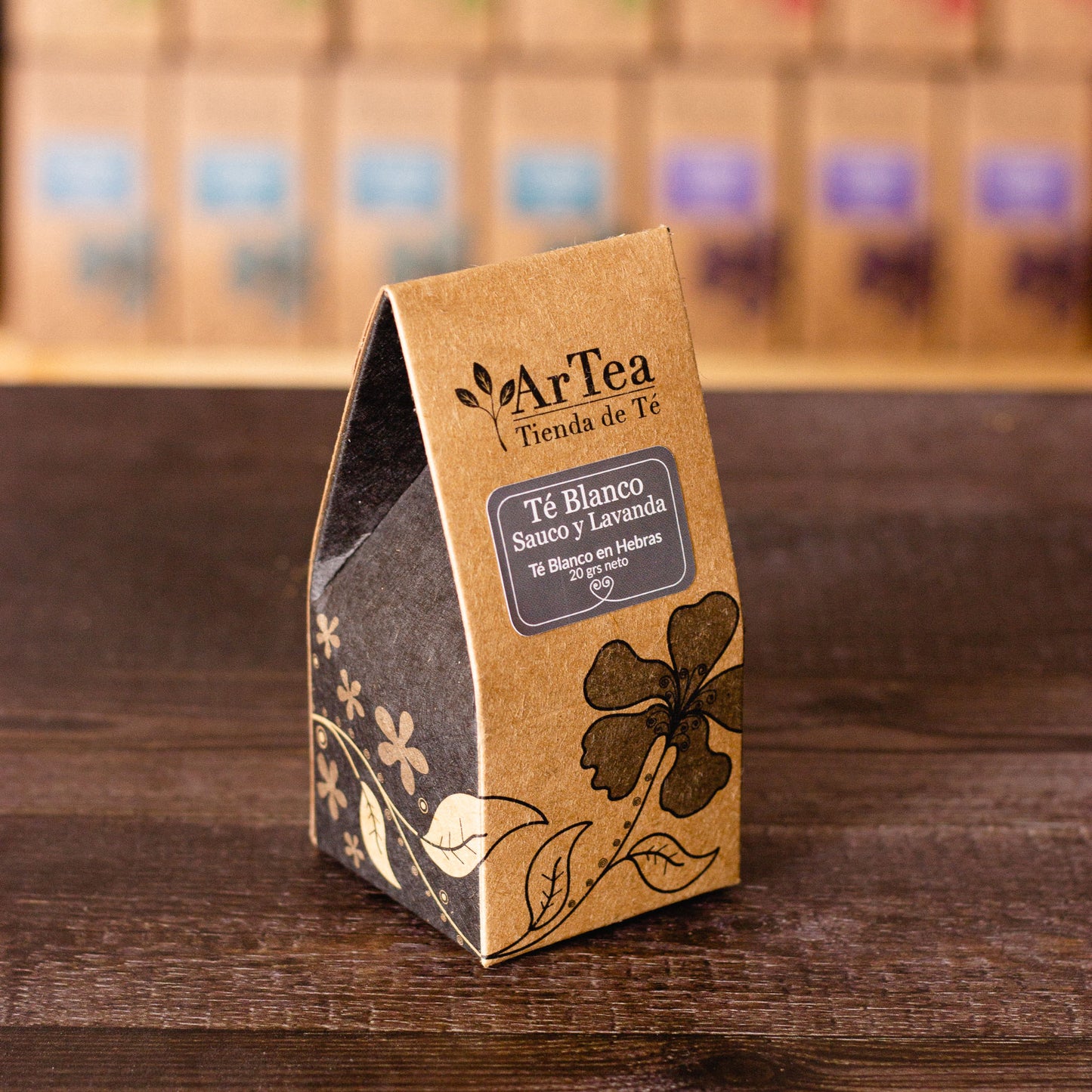 Té blanco sauco y lavanda. Marca ArTea, formato 20 grs