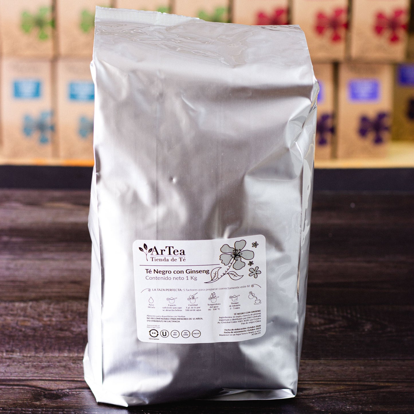 Té negro con Ginseng