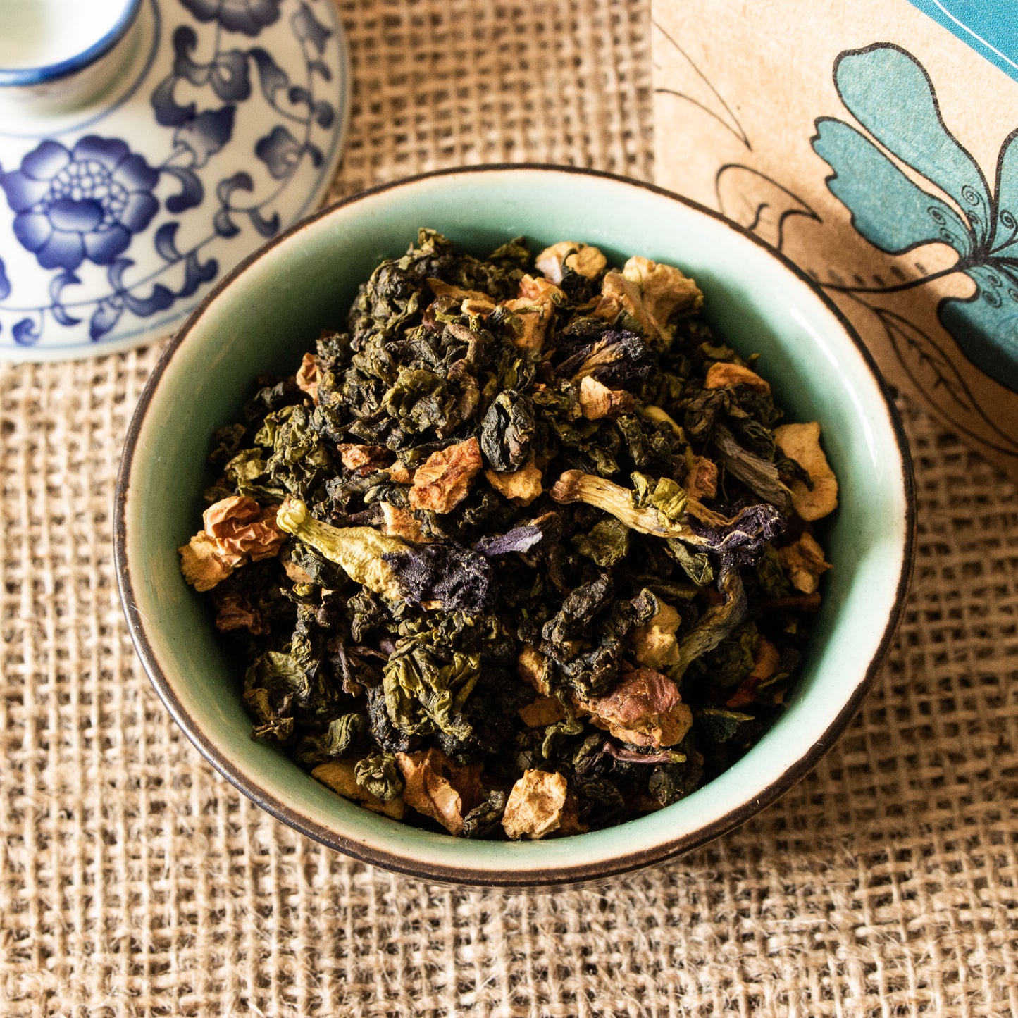 Oolong Floral Blue: té con infusión color azul