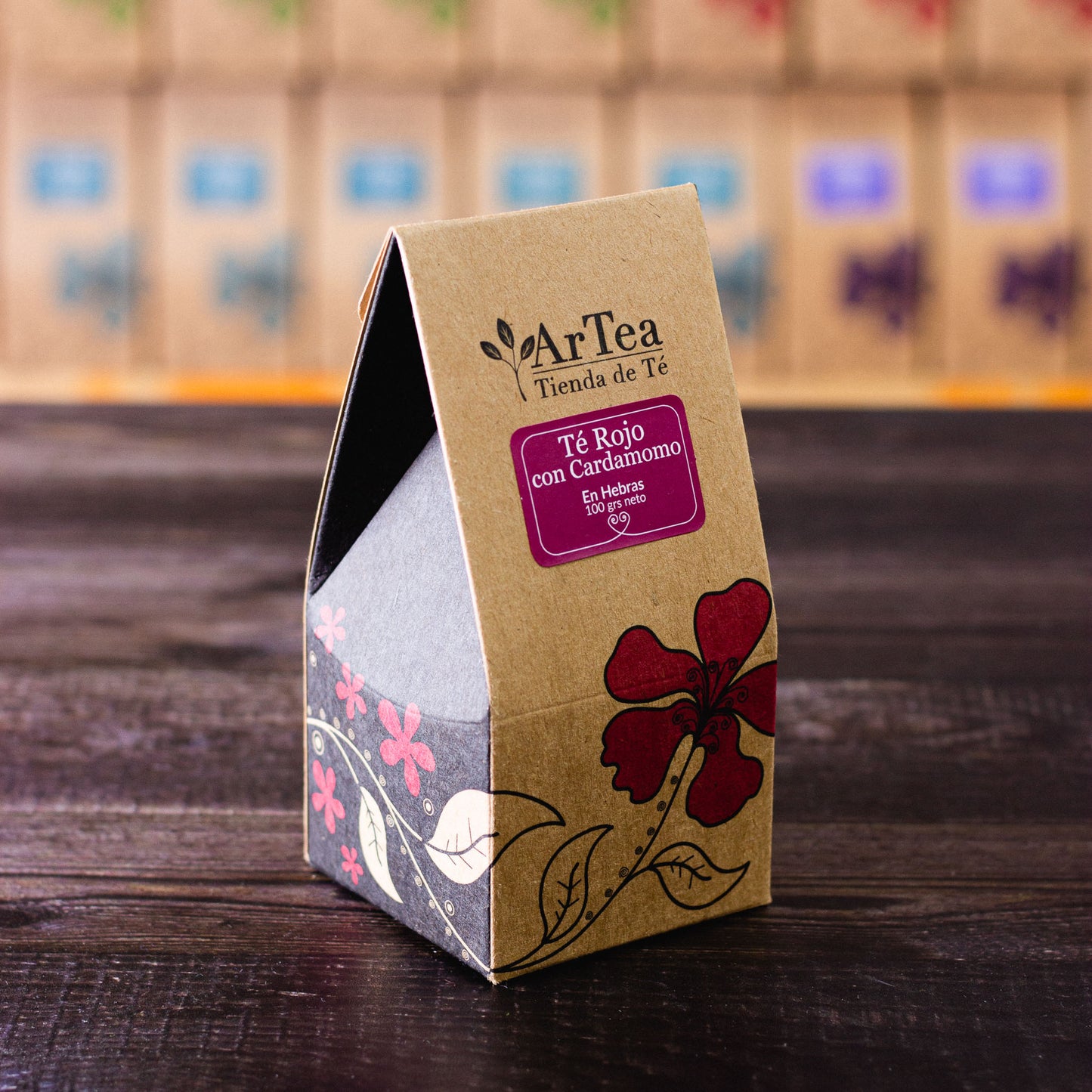 Té rojo Pu-Erh con cardamomo