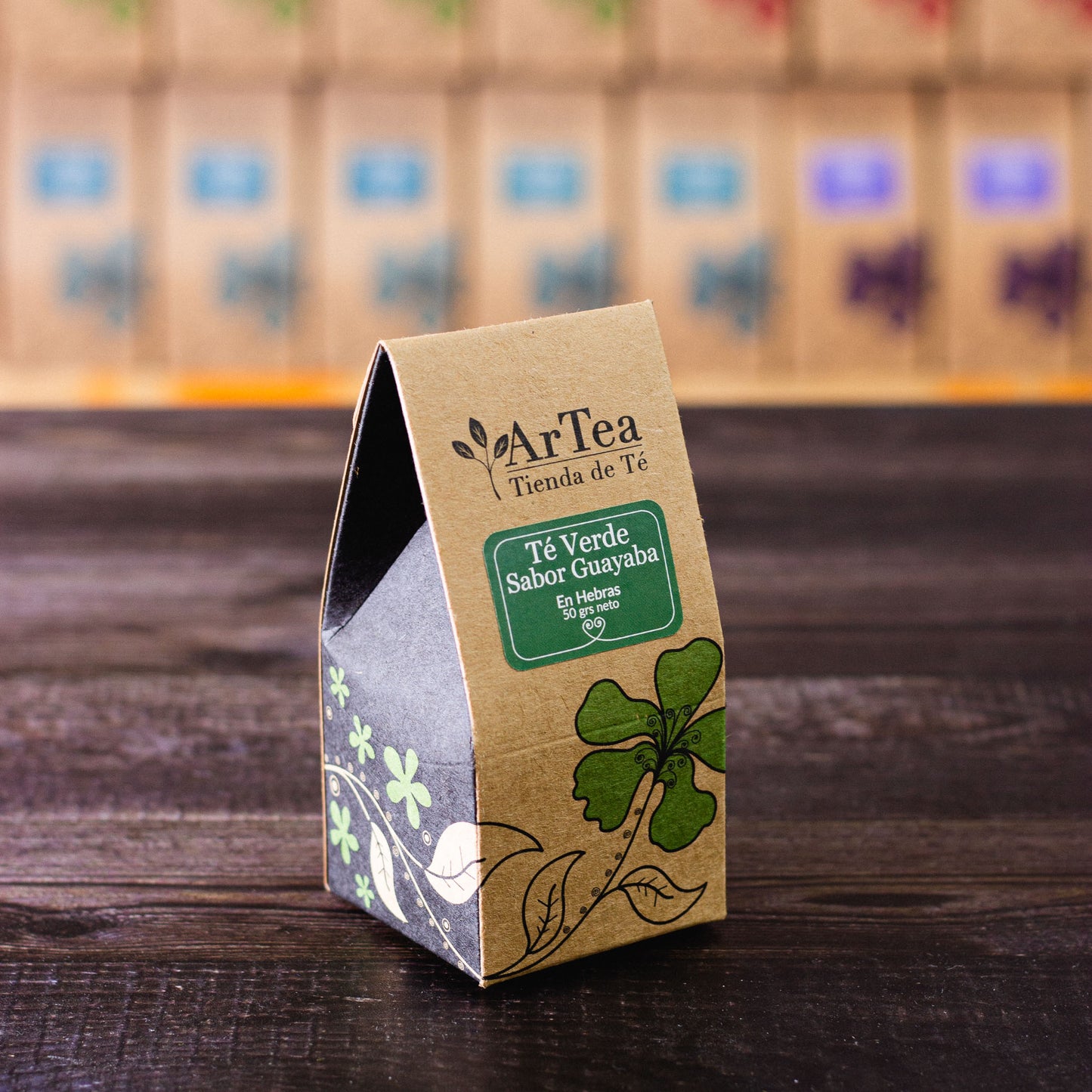 Té verde saborizado con guayaba