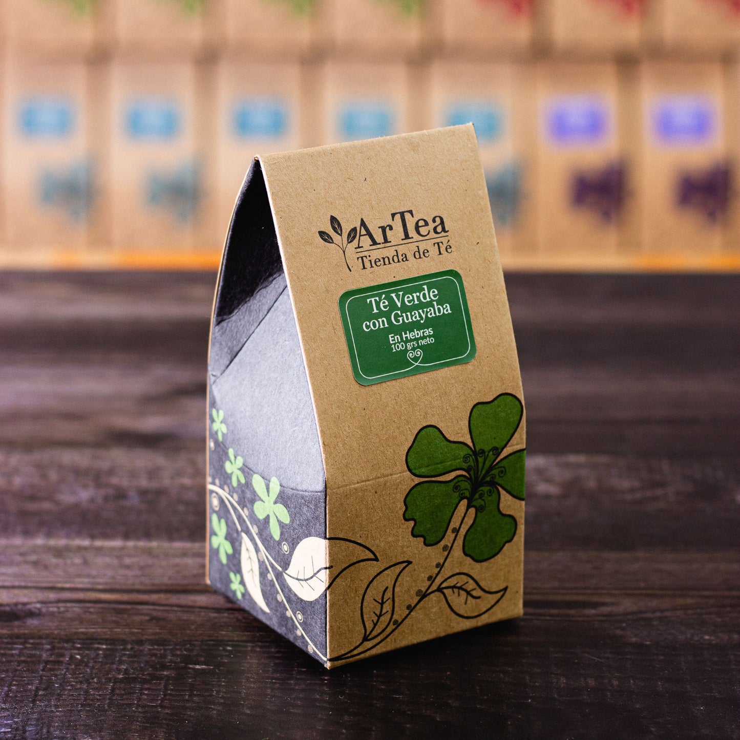 Té verde saborizado con guayaba