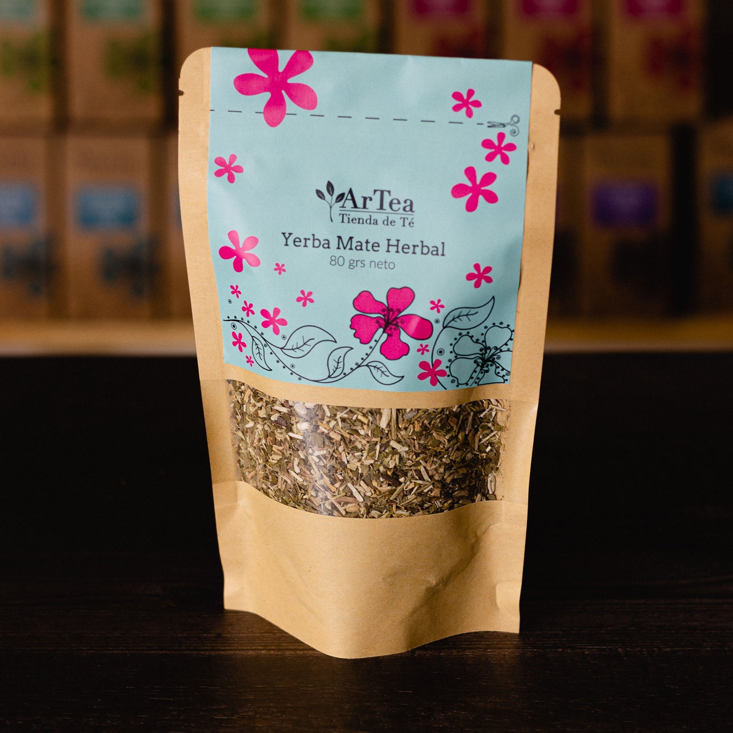 Yerba Mate Herbal. Marca ArTea, formato 80 grs