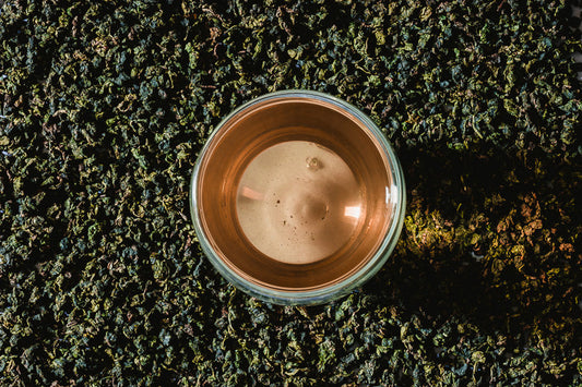 Té Oolong, también conocido como té azul