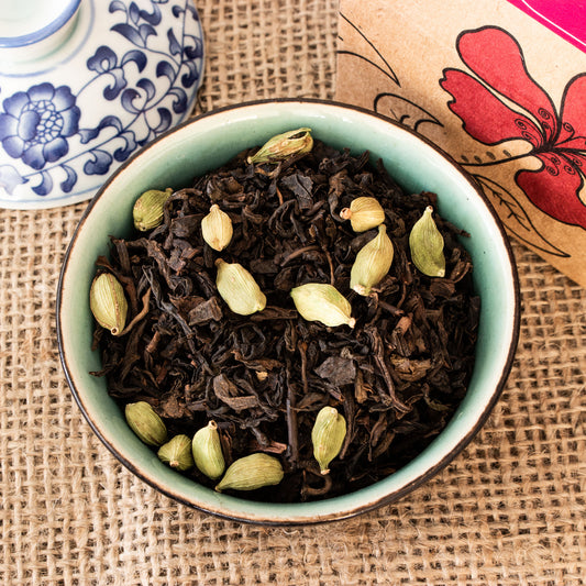 Té rojo Pu-Erh con cardamomo