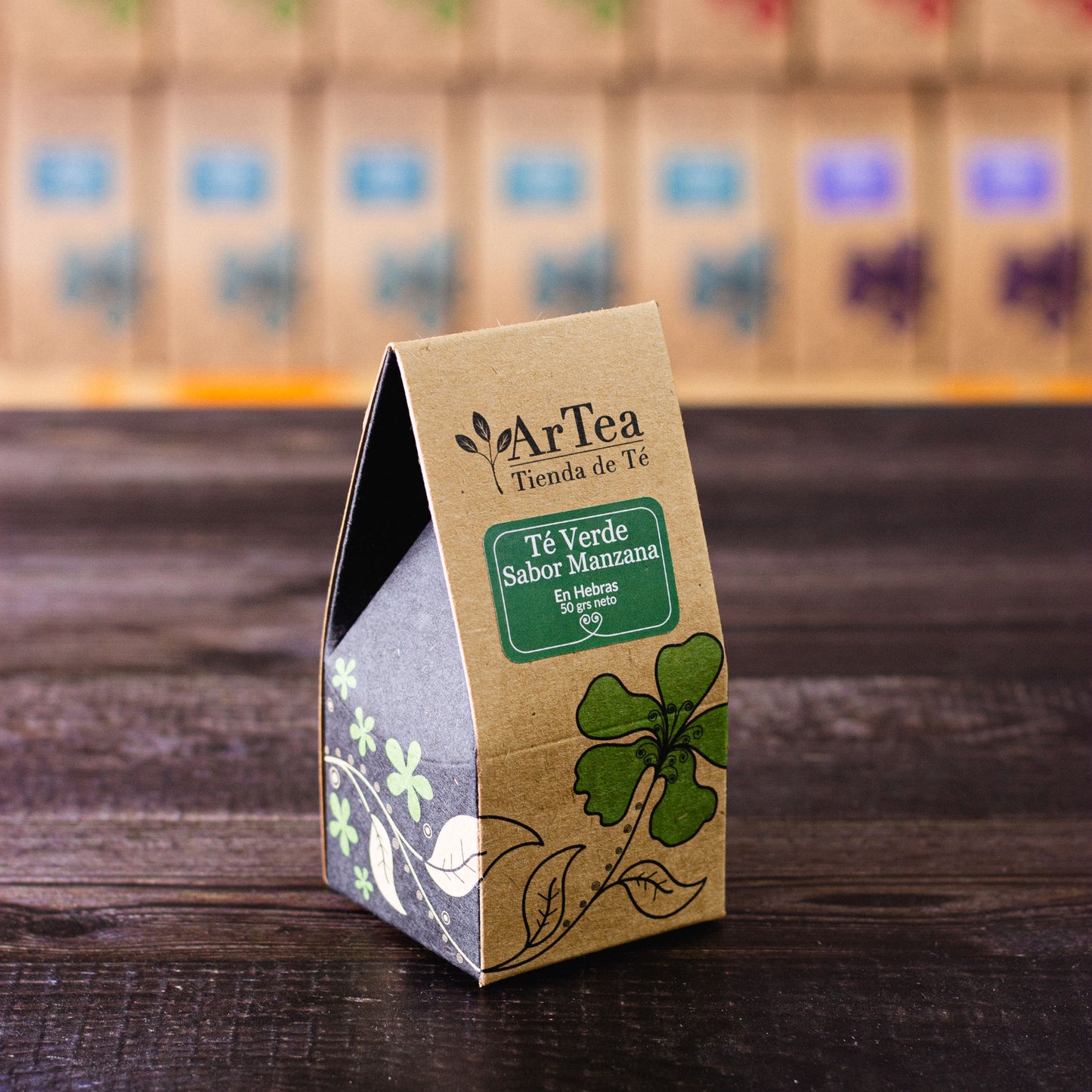 Té verde saborizado con manzana
